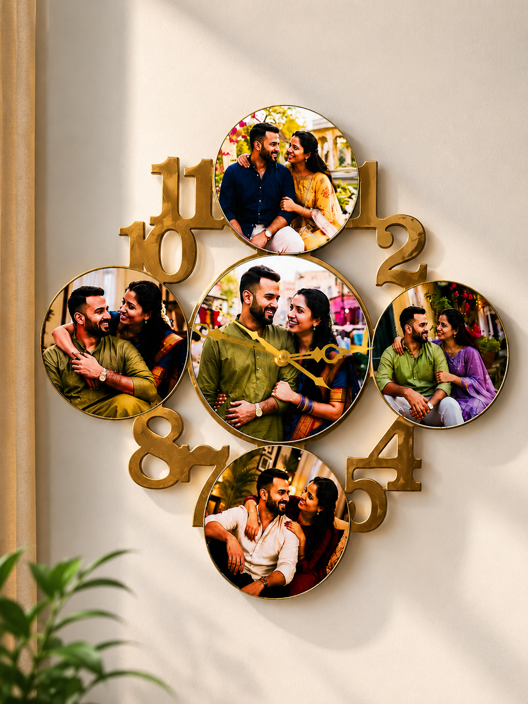 Personalized Photo Frame Wall Clock 1
