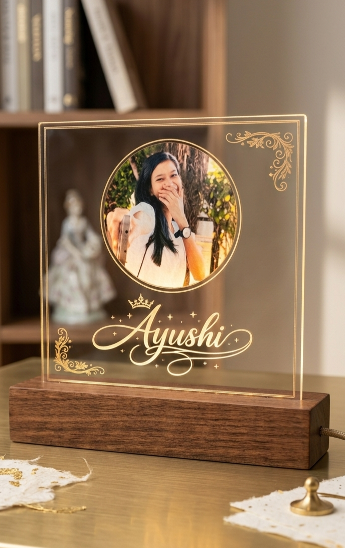 Personalized LED Acrylic Photo Lamp ✨