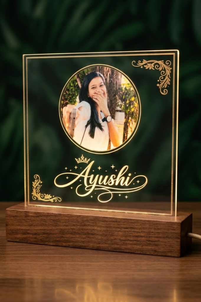 Personalized LED Acrylic Photo Lamp ✨