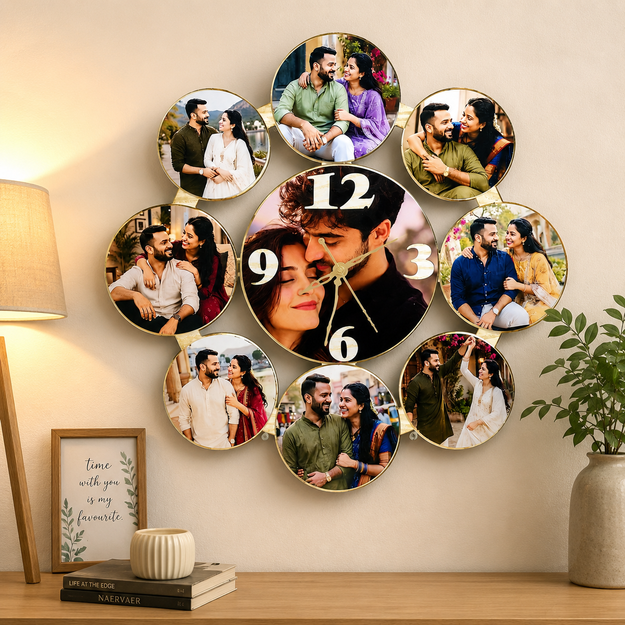 Personalized Photo Frame Wall Clock