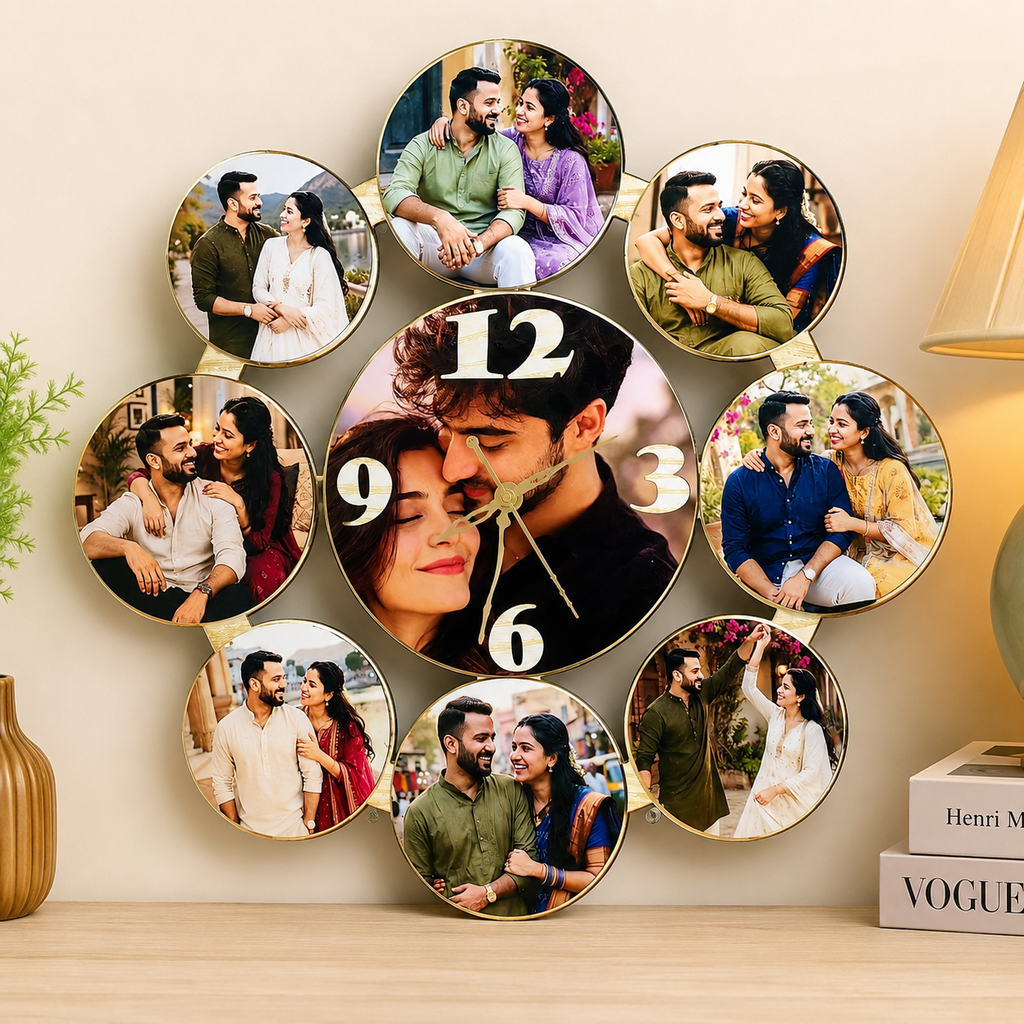 Personalized Photo Frame Wall Clock