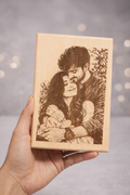 Custom Engraved Wooden Photo Frame ❤️ 4*6 inch
